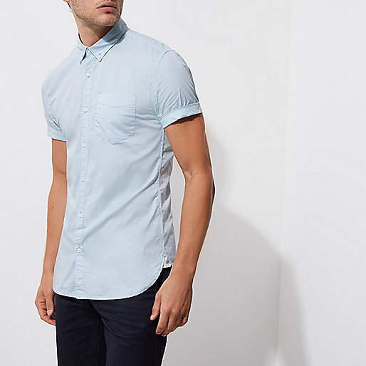 river island black chunky sandals,Last Year S jacques-vertuk Coats Light blue muscle fit short sleeve shirt Shirts Sale men