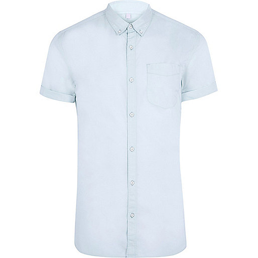 river island black chunky sandals,Last Year S jacques-vertuk Coats Light blue muscle fit short sleeve shirt Shirts Sale men