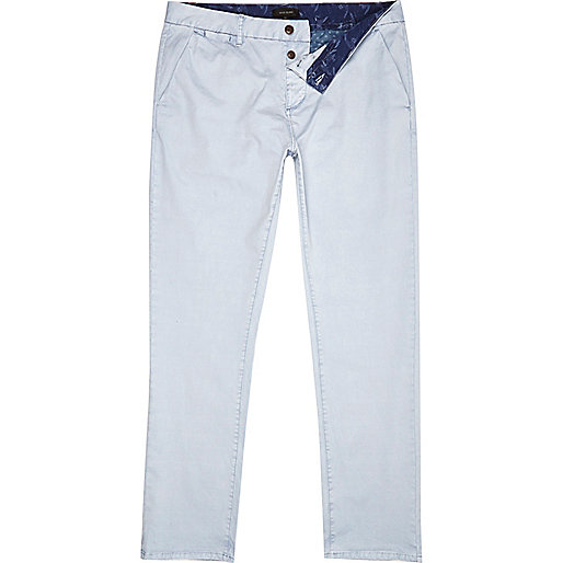 jacques-vertuk Light blue slim chinos 285651 men Trousers