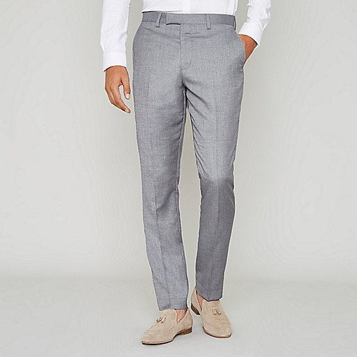 shops that sell river island,jacques-vertuk Sale Light blue slim fit suit pants men 300648