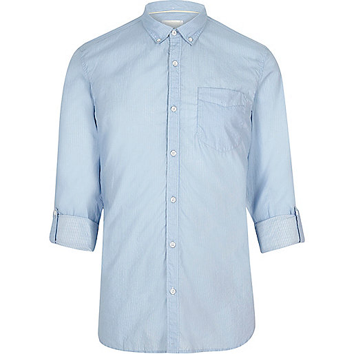 river island womens bag,jacques-vertuk Usa Stores Light blue stripe print slim fit shirt Long Sleeve Shirts Shirts men