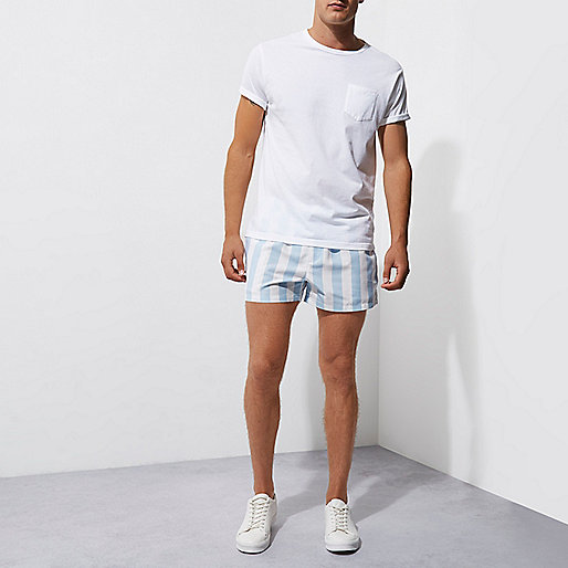 long coat river island,jacques-vertuk Sale Shoes Light blue stripe swim trunks Shorts Sale men