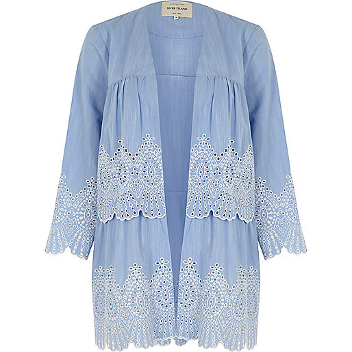 river island jean dress,Very Womens jacques-vertuk Light blue tiered broderie kimono Tops Sale women