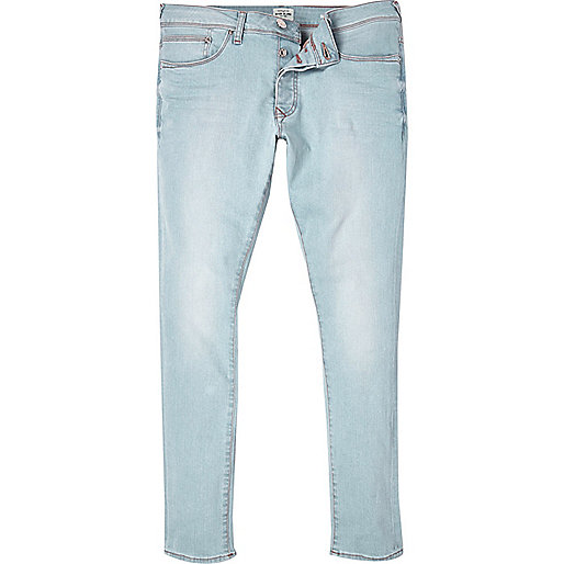 river island mens jeans regular fit,About jacques-vertuk Light blue wash Danny super skinny jeans Jeans Sale men