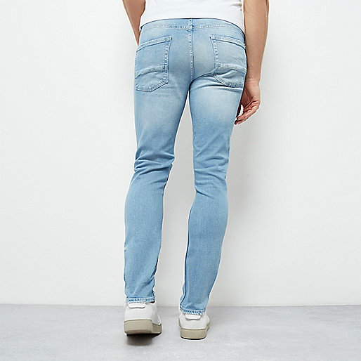 river island blue dress sale,jacques-vertuk White Kimono Light blue wash extreme rips skinny Sid jeans Jeans Sale men