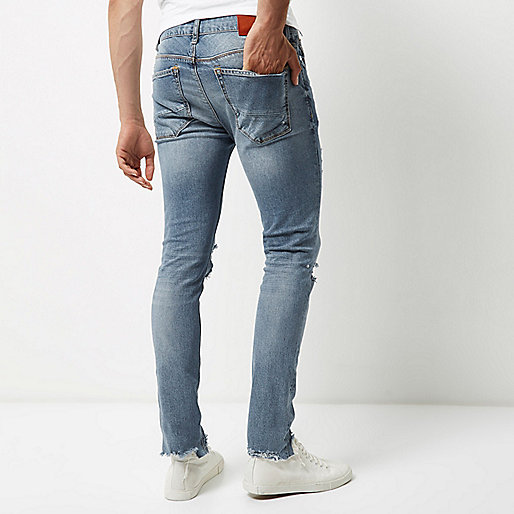 river island formal dresses,jacques-vertuk Online Light blue wash ripped Sid skinny jeans men 294733