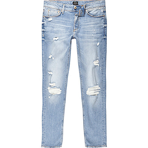 river island feather bag,jacques-vertuk South Africa Light blue wash Sid distressed skinny jeans men 300760