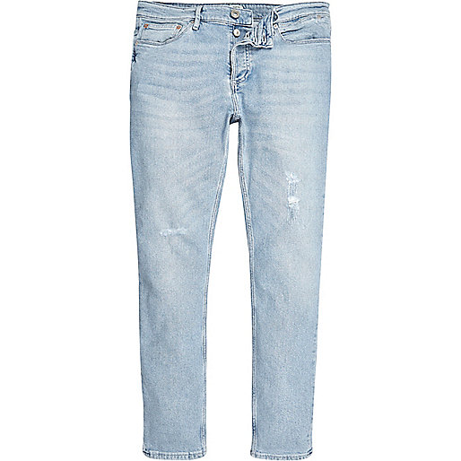 jacques-vertuk Light blue wash Sid skinny jeans 293608 men Jeans