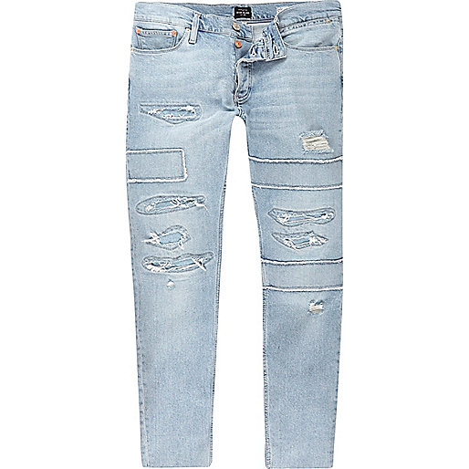 river island flat shoes sale,jacques-vertuk Online Shopping Sale Light blue wash Sid skinny jeans Jeans Sale men