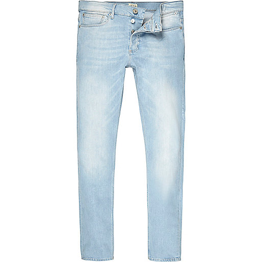 river island red top,jacques-vertuk London Light blue wash Sid skinny jeans men 299179