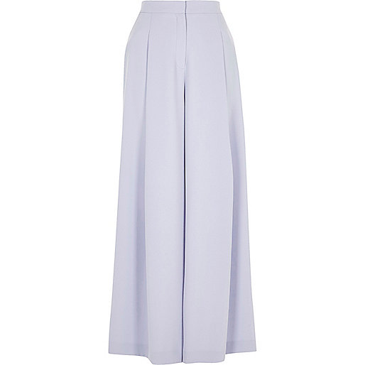 jacques-vertuk Light blue wide leg pants 707503 women Trousers Wide Leg Trousers