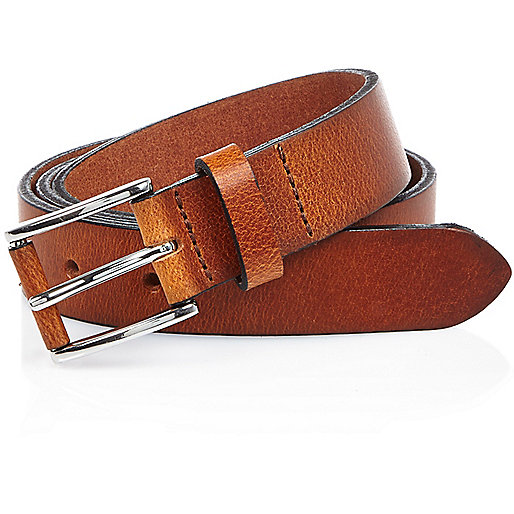 jacques-vertuk Light brown buffalo belt 295216 men Accessories Belts