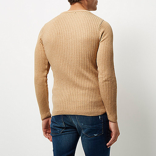 river island strappy heels,River I Sland Light brown ribbed sweater Sweaters / Cardigans Sale men