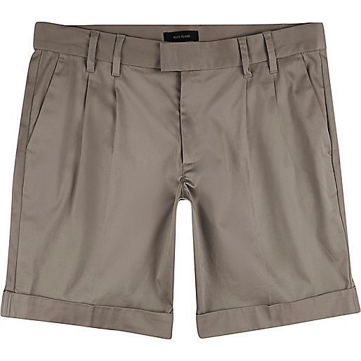 jacques-vertuk Light brown sateen slim fit bermuda shorts 292291 men Shorts