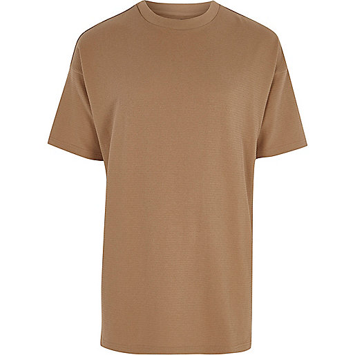 blue river island shoes,jacques-vertuk Outlet Light brown short sleeve oversized T-shirt men 302860