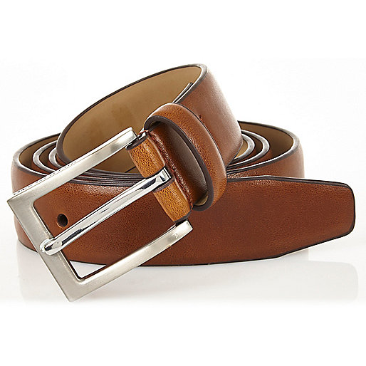 jacques-vertuk Light brown square buckle belt 285125 men Accessories Belts