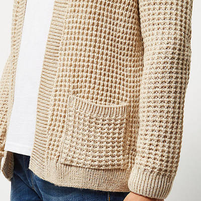 river island gift voucher,jacques-vertuk UK Light brown waffle knitted cardigan men 297859