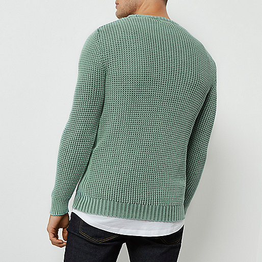 long puffer coat river island,jacques-vertuk Eu Light green acid wash slim fit knit sweater Sweaters / Cardigans Sale men