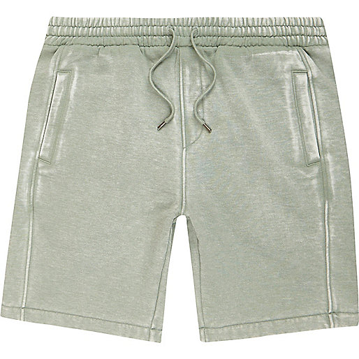 jacques-vertuk Light green burnout jersey shorts 301081 men Shorts