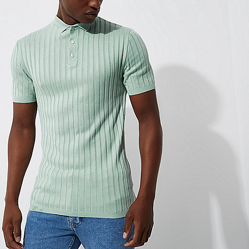 river island bag monogram,Suede Dress jacques-vertuk Light green ribbed muscle fit polo shirt Polo Shirts Sale men