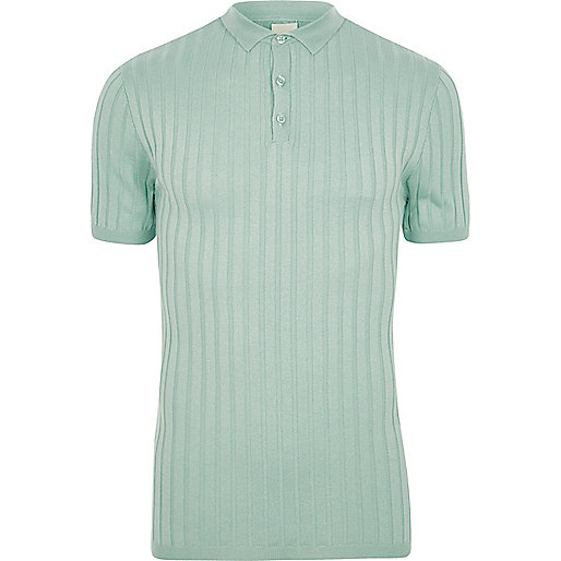 river island bag monogram,Suede Dress jacques-vertuk Light green ribbed muscle fit polo shirt Polo Shirts Sale men