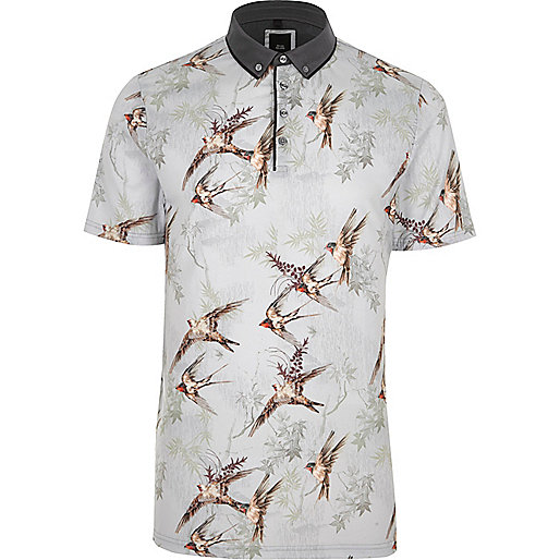 river island milkmaid dress,jacques-vertuk About Us Light grey bird print slim fit polo shirt Polo Shirts men