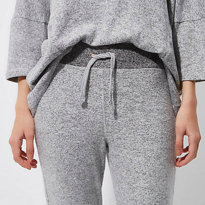 river island boucle coat,jacques-vertuk Denim Dress Light grey knitted pajama bottoms Pajamas & Loungewear Sleepwear & Slippers women