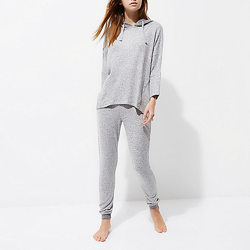 river island boucle coat,jacques-vertuk Denim Dress Light grey knitted pajama bottoms Pajamas & Loungewear Sleepwear & Slippers women