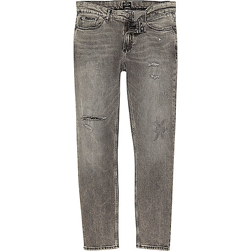 jacques-vertuk Light grey Sid skinny jeans 298524 men Jeans