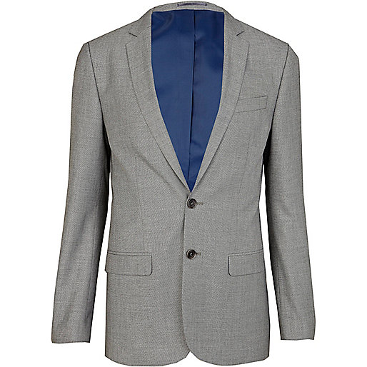 jacques-vertuk Light grey skinny suit jacket 269429 men Suits