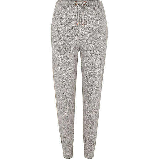 jacques-vertuk Light grey soft jersey jogger pajama bottoms 706621 women Nightwear & Slippers Pyjamas & Loungewear