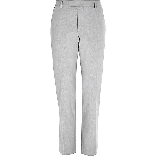 river island molly black coated jeans,jacques-vertuk UK Light grey tailored slim pants men 285969