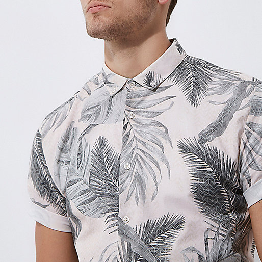 asos river island jeans,jacques-vertuk Store Online Light orange tropical short sleeve shirt Short Sleeve Shirts Shirts men