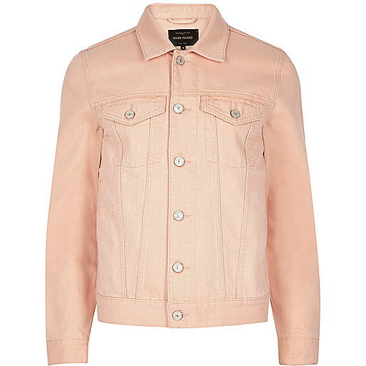 jacques-vertuk Light pink denim jacket 300372 men Coats / Jackets