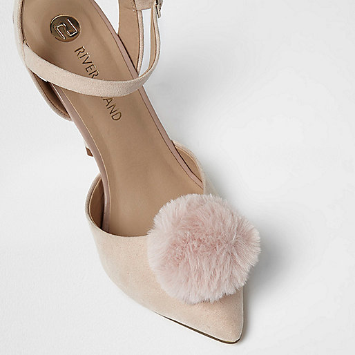 big river island bag,jacques-vertuk Stores Light pink pom pom strappy pumps women 700536