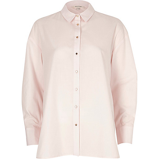 jacques-vertuk Light pink tie back oversized shirt 701945 women RI Limited Edition