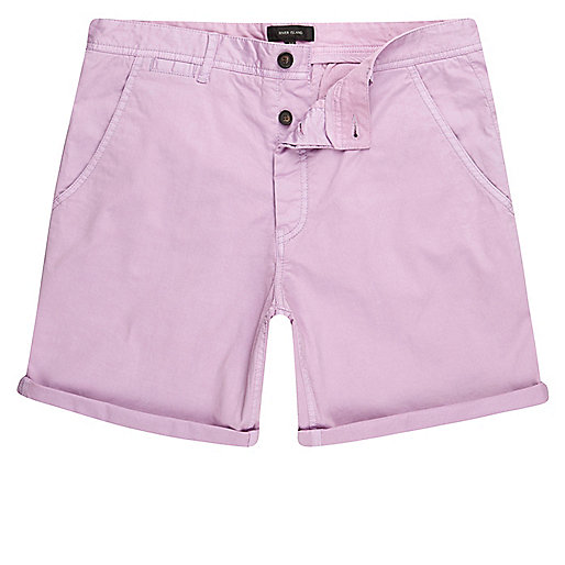 jacques-vertuk Light purple slim fit chino shorts 302089 men Shorts