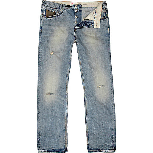 jacques-vertuk Light wash Dean straight jeans 263275 men Jeans