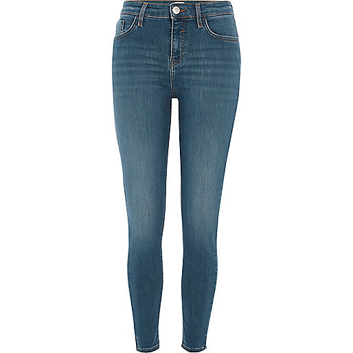 jacques-vertuk Mid blue Amelie super skinny jeans 705664 women Jeans Skinny Jeans