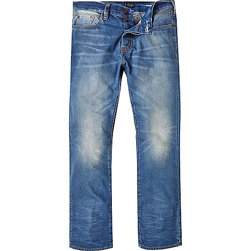 jacques-vertuk Mid blue Dean straight jeans 288547 men Jeans