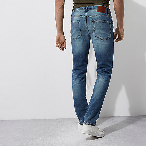 river island sale plus,Kids Shoes jacques-vertuk Mid blue fade slim fit jeans Slim Jeans Jeans men