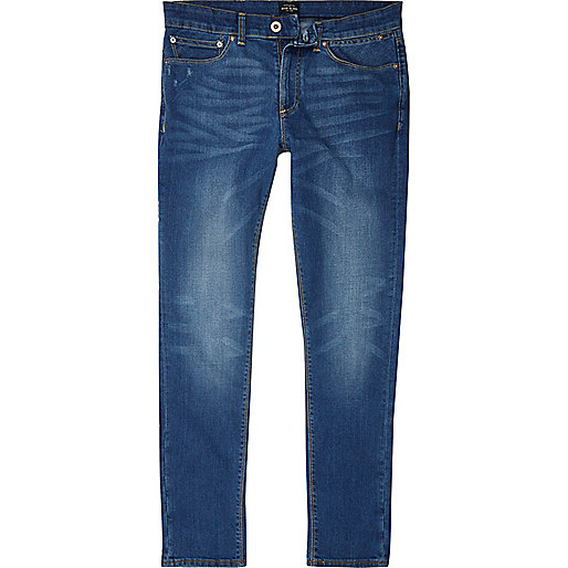 jacques-vertuk Mid blue Sid skinny jeans 299921 men Jeans Skinny Jeans