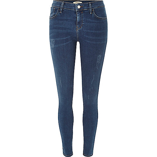 jacques-vertuk Mid blue wash Amelie super skinny jeans 688019 women Jeans Skinny Jeans