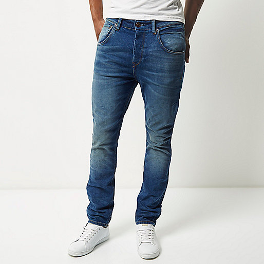 river island 2 in 1 dress,jacques-vertuk Trouser Suits Mid blue wash Chester skinny tapered jeans Jeans Sale men