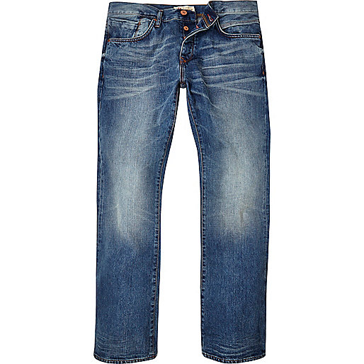 jacques-vertuk Mid blue wash Clint bootcut jeans 280526 men Jeans