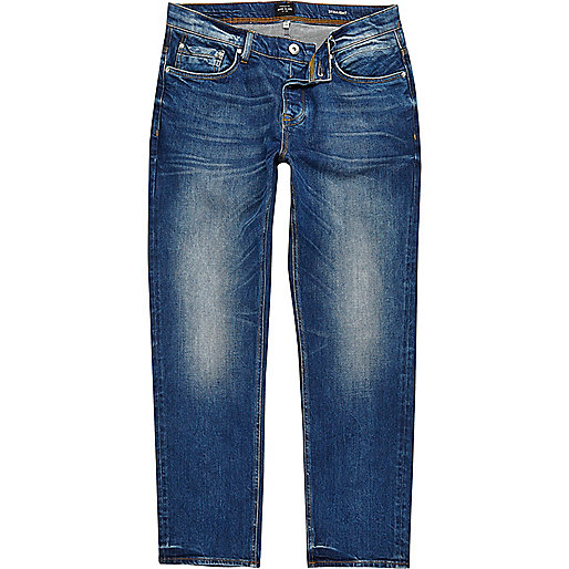 river island beige heels,Shopping Online jacques-vertuk Mid blue wash Dean straight jeans Jeans Sale men