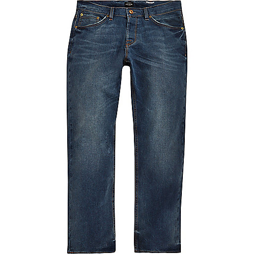 jacques-vertuk Mid blue wash Dean straight jeans 296884 men Jeans