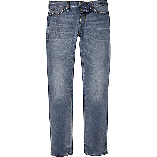 river island trunk bag,jacques-vertuk White Kimono Mid blue wash Dylan slim fit jeans Seasonal Offers Sale men