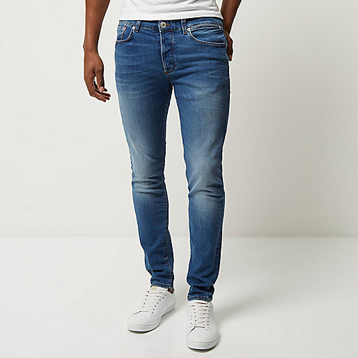 island purse,jacques-vertuk Full Website Mid blue wash fade skinny Sid jeans Skinny Jeans Jeans men