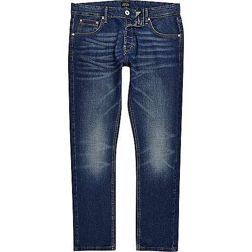 jacques-vertuk Mid blue wash fade skinny Sid jeans 299920 men Jeans Skinny Jeans